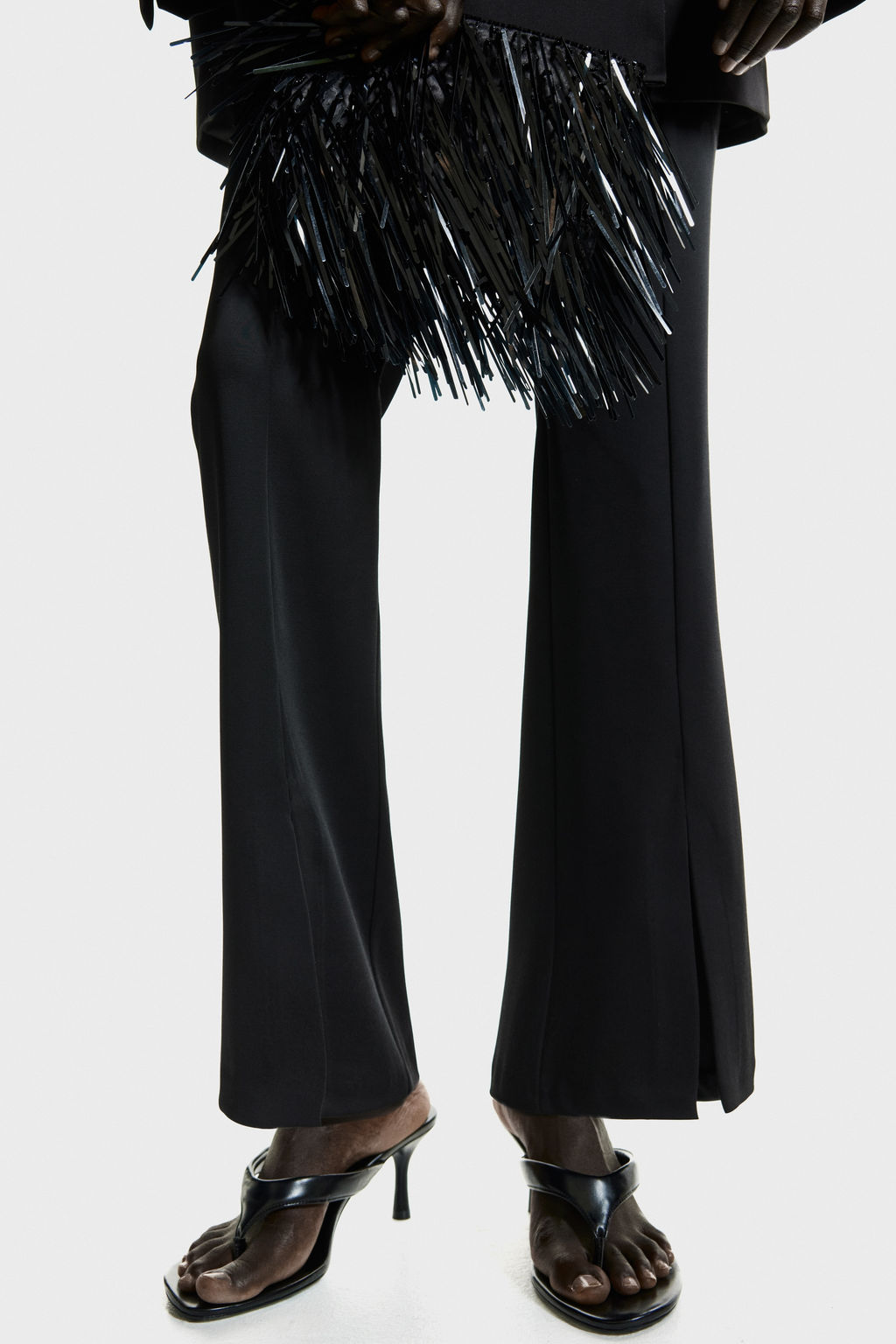 Pantal?n bootcut de sat?n - H&m фото 2