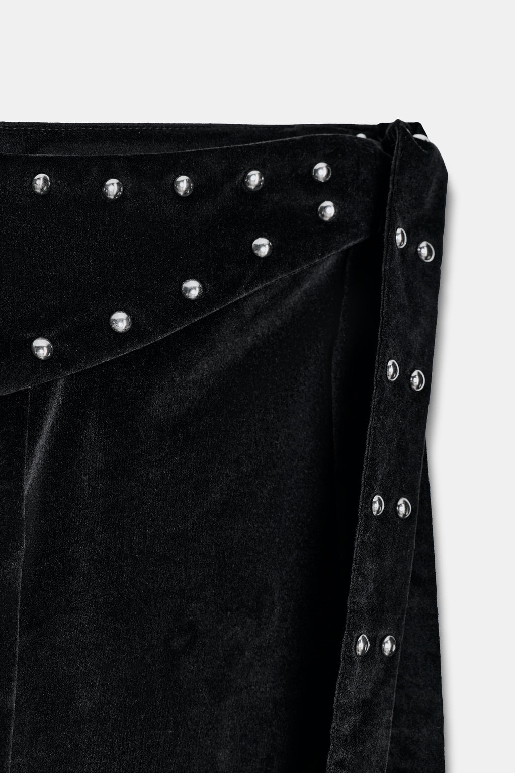 FLARE PAREO TROUSERS WITH STUDS