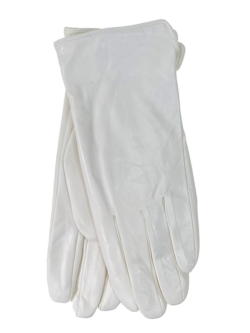 Элегантные женские перчатки из кожи и велюра, цвет шоколад - Greta фото 21