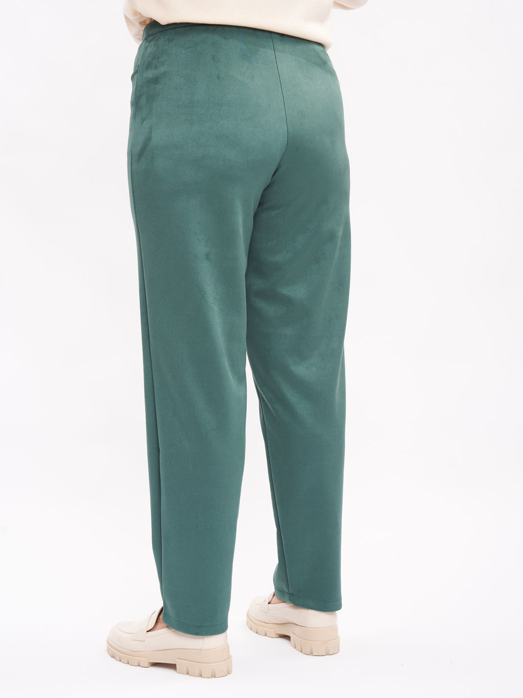 Брюки из эко-замши BB00570GRN45 - Артесса фото 12