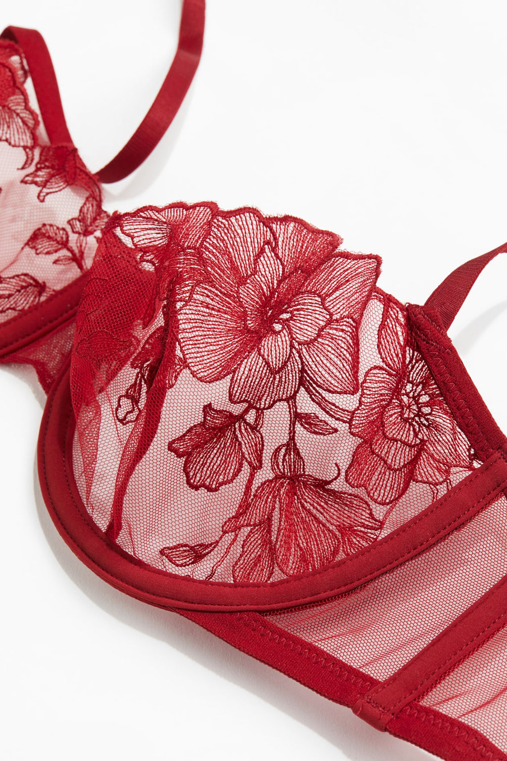 Sujetador balconette bordado - H&m фото 7