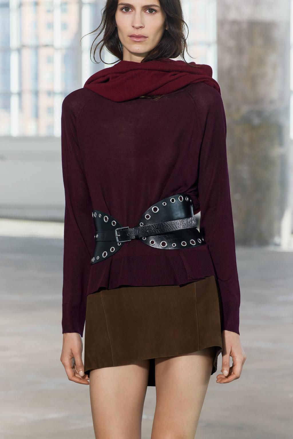 BASIC FINE KNIT SWEATER - Zara фото 17