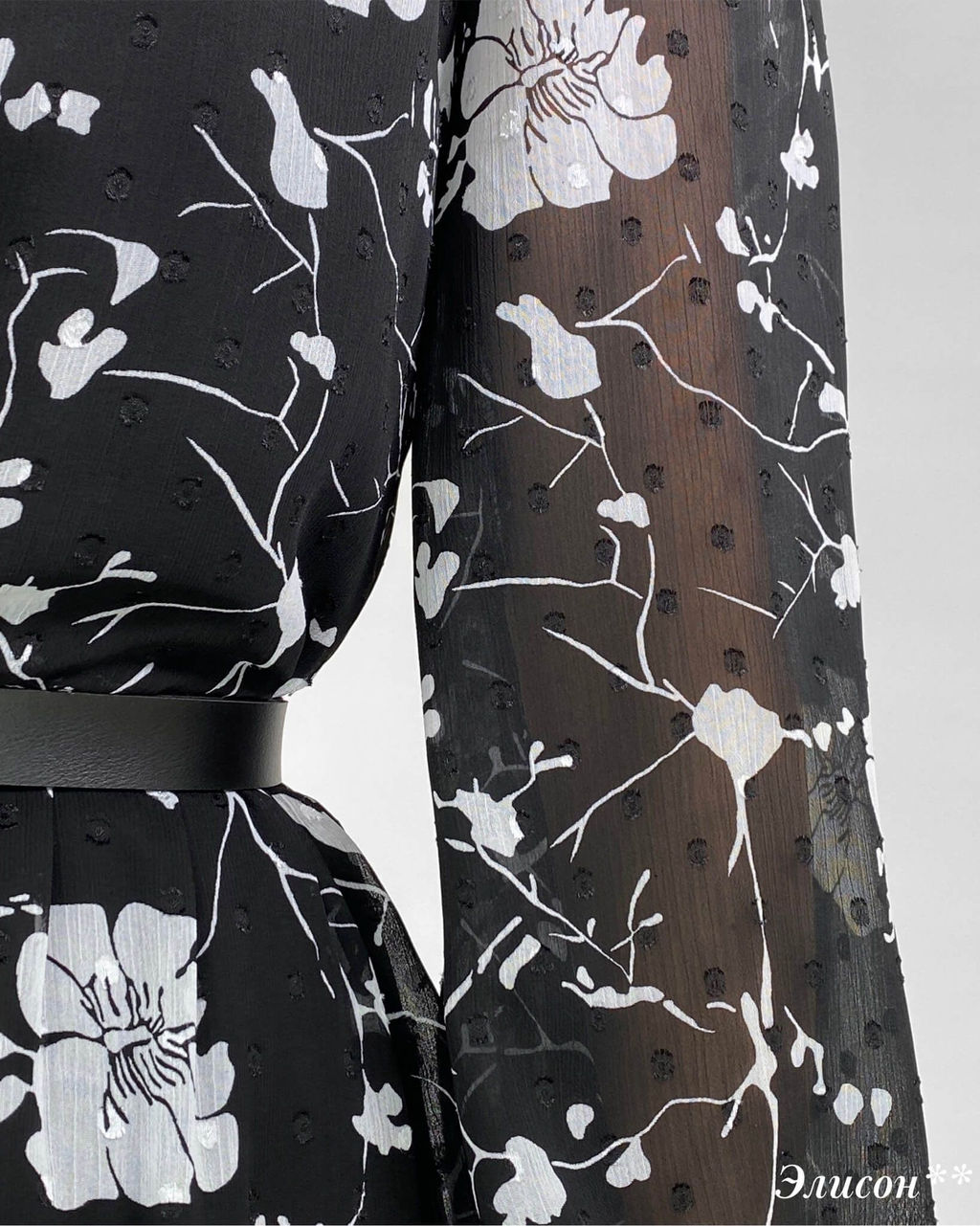 Платье Элисон** (черный) - Nadi bordo фото 5