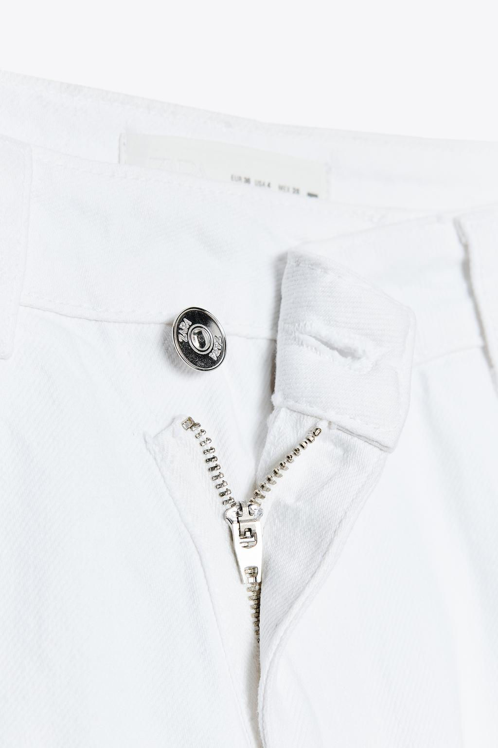 JEANS Z1975 STRAIGHT HIGH-WAIST CROSSOVER WAIST - Zara фото 30