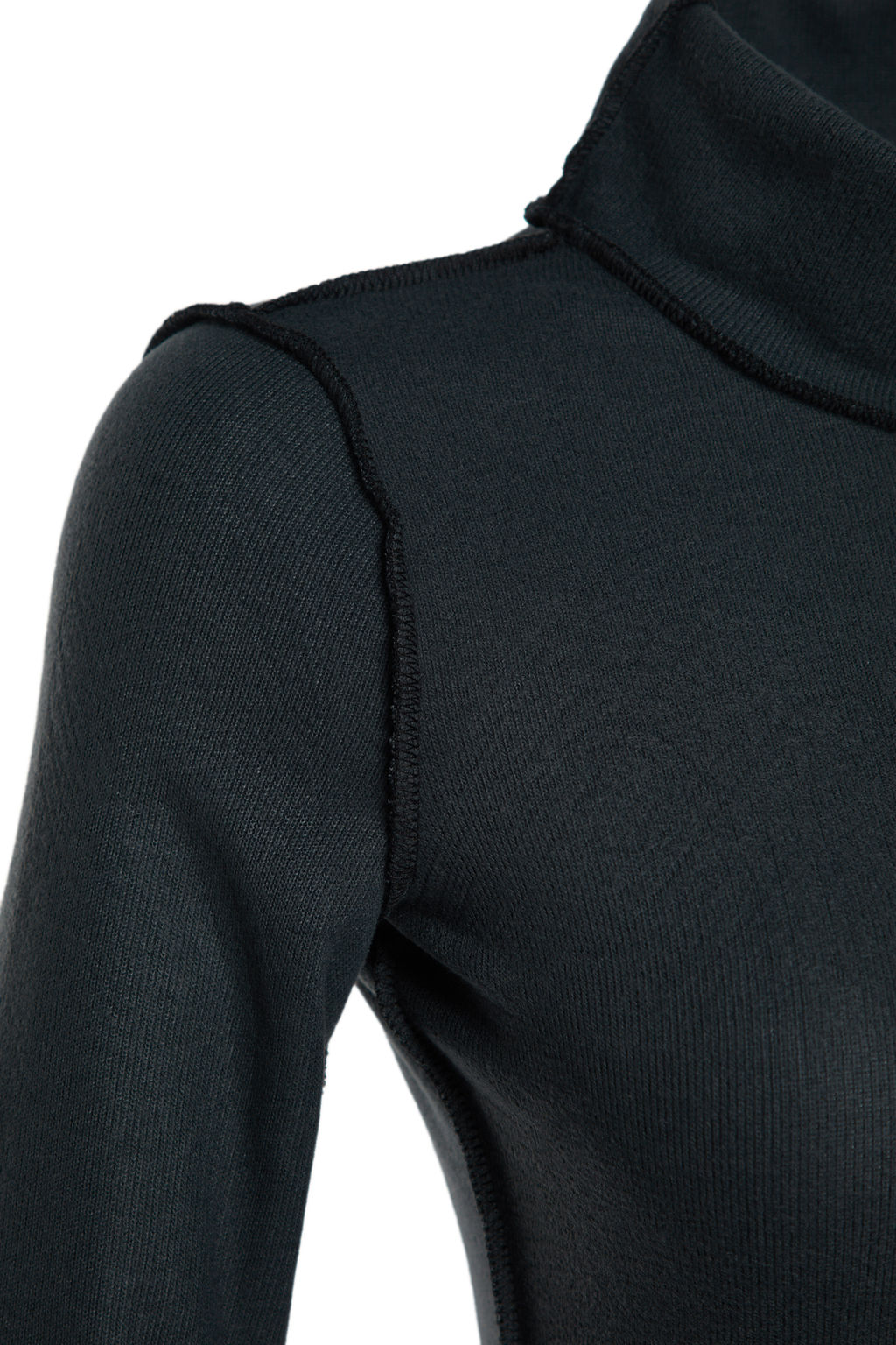 Antrasit Karyoka Dikisli A Kesim/Can Form Selanik/Triko Gorunumlu Midi Orme Elbise TWOAW24EL00333 - Trendyolmilla фото 7