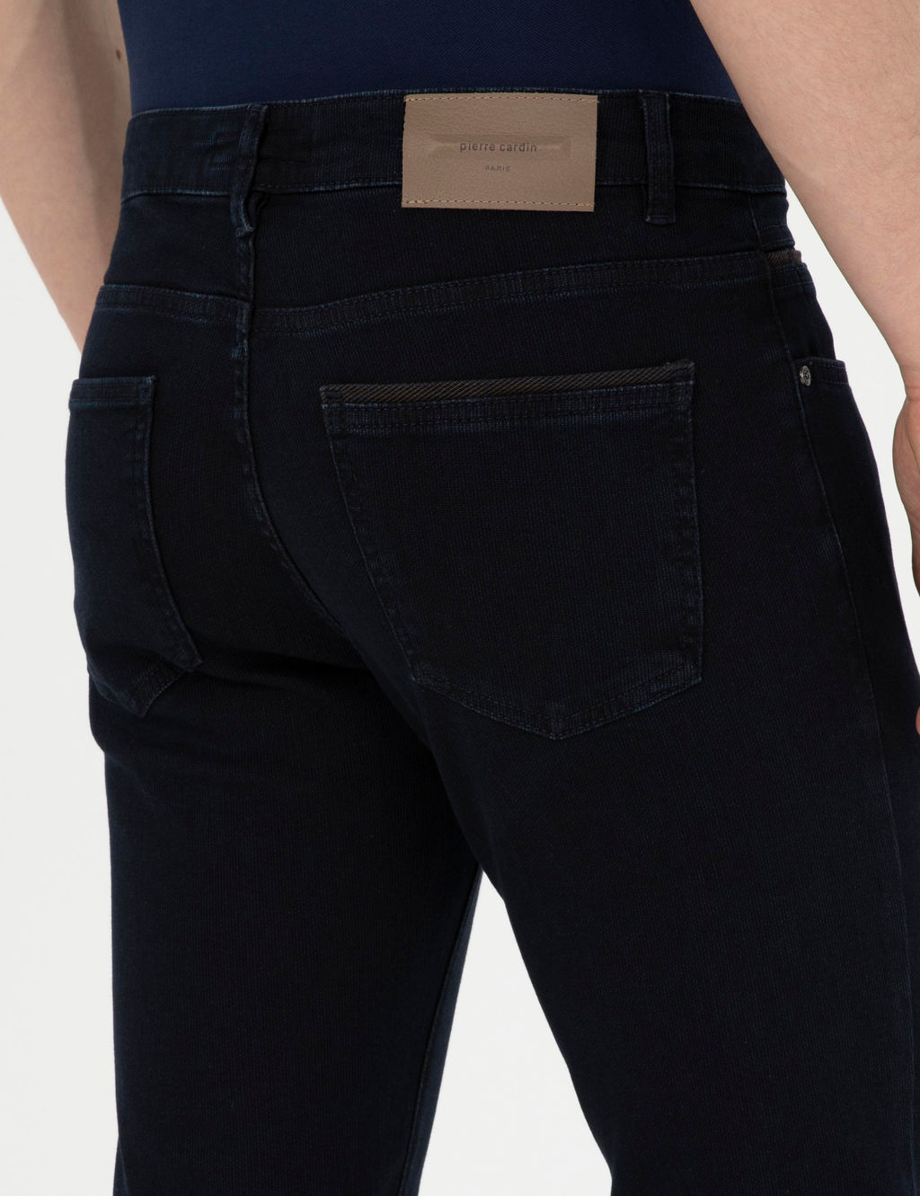 Koyu Lacivert Slim Fit Jean Pantolon