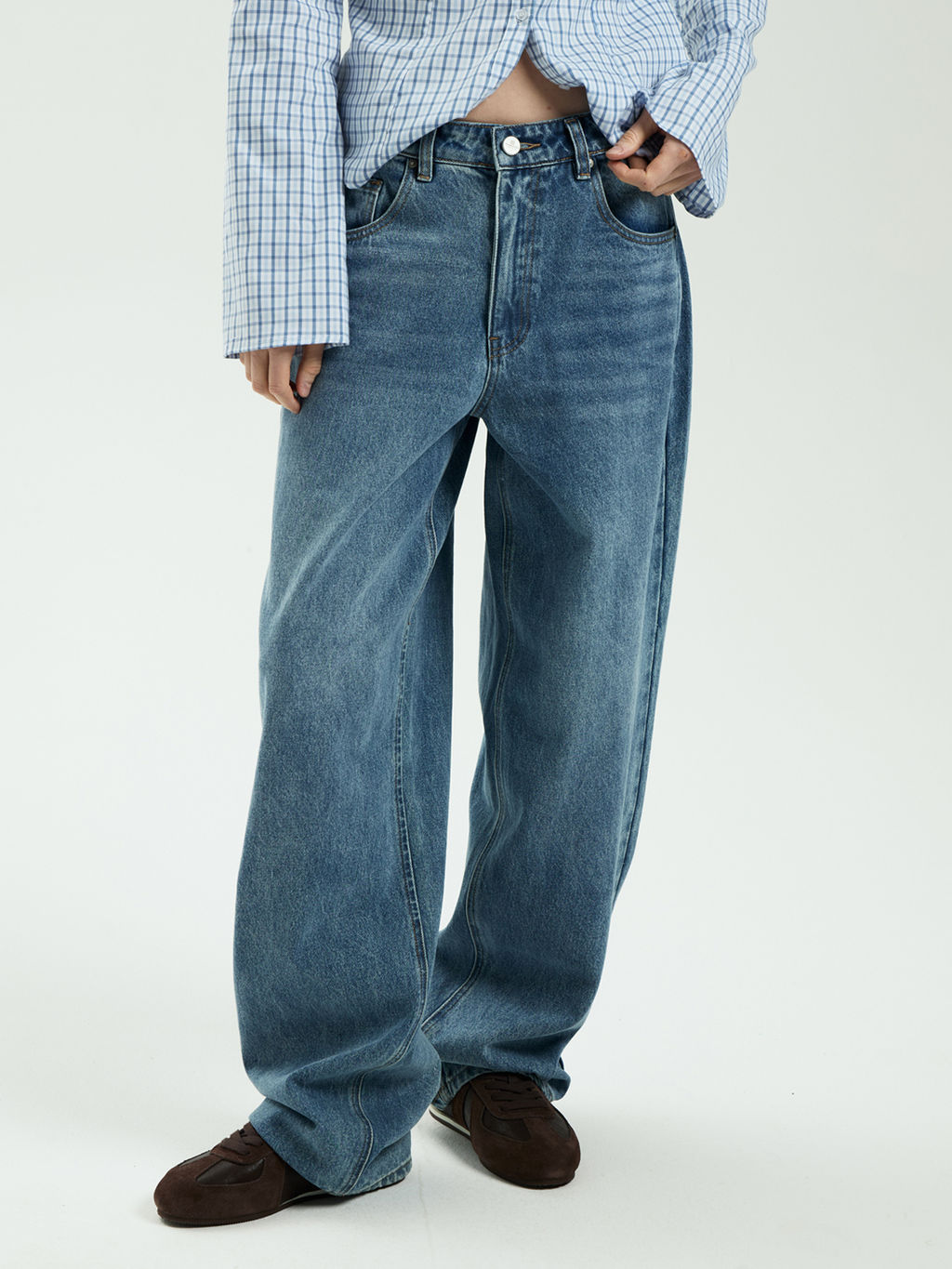 Женские джинсы широкого кроя - Mossmore фото 65