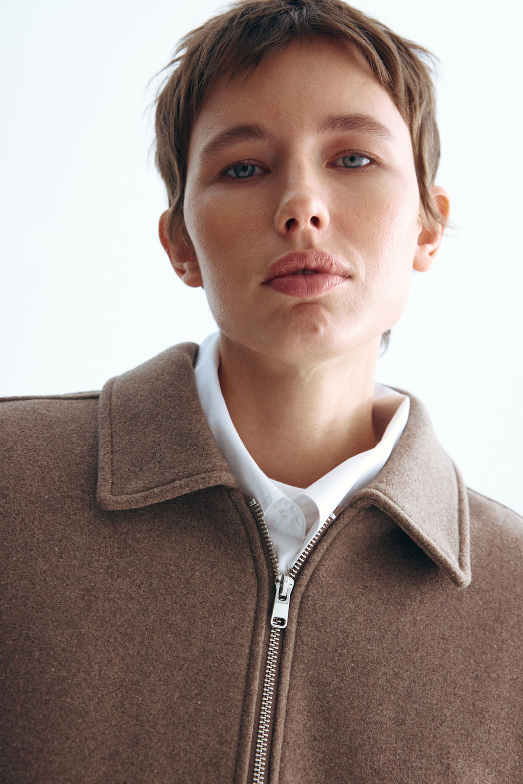 Chaqueta corta mezcla de lana - H&m фото 5