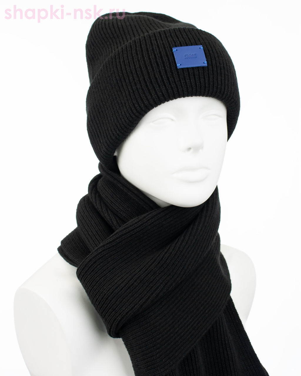 1001 KWH Комплект женский (колпак+шарф) (56-58)