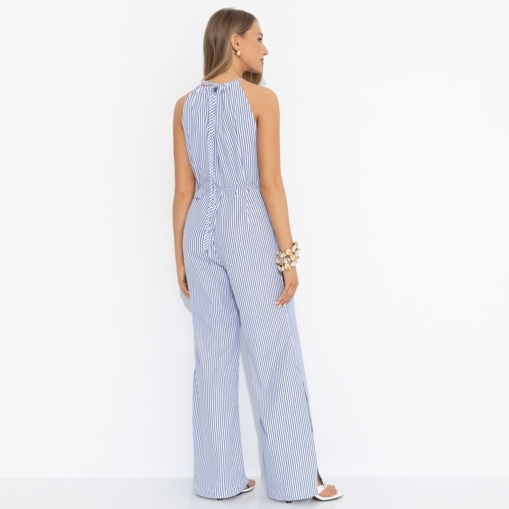 Комбинезон лёгкий, Проникновение в образ (полоска, с поясом) - Charutti фото 5