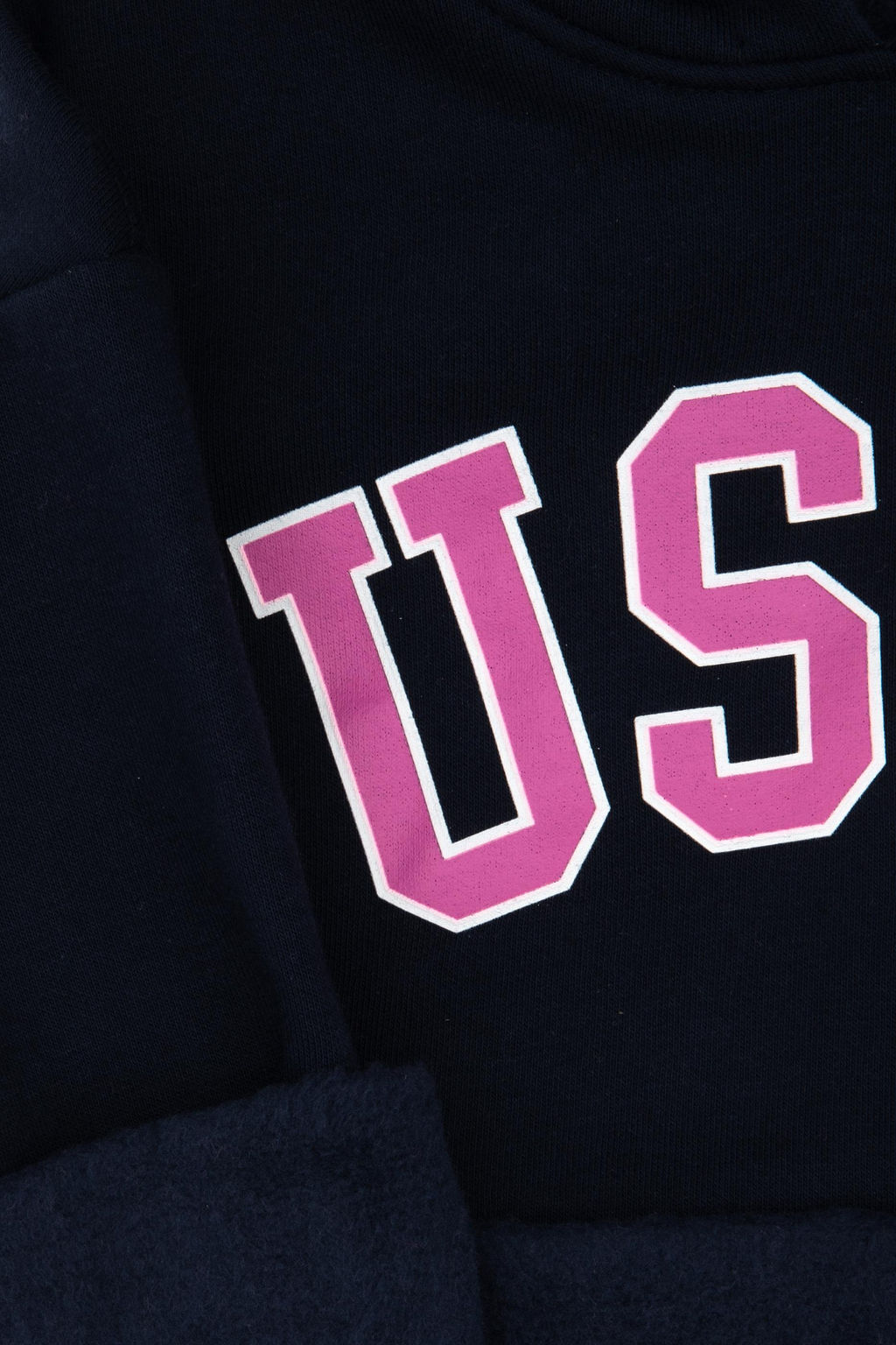 K_z _ocuk Lacivert _ardonlu Kap__onlu Sweatshirt Sepette S_rpriz _ndirim - U.s. polo assn фото 3