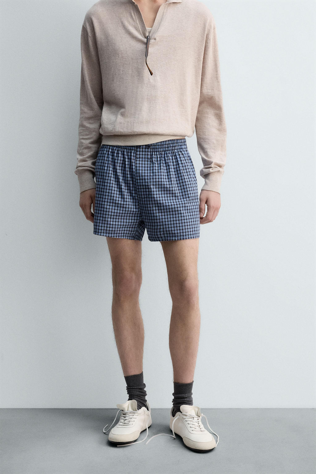 LIMITED EDITION CHECK POPLIN BOXERS - Zara фото 2