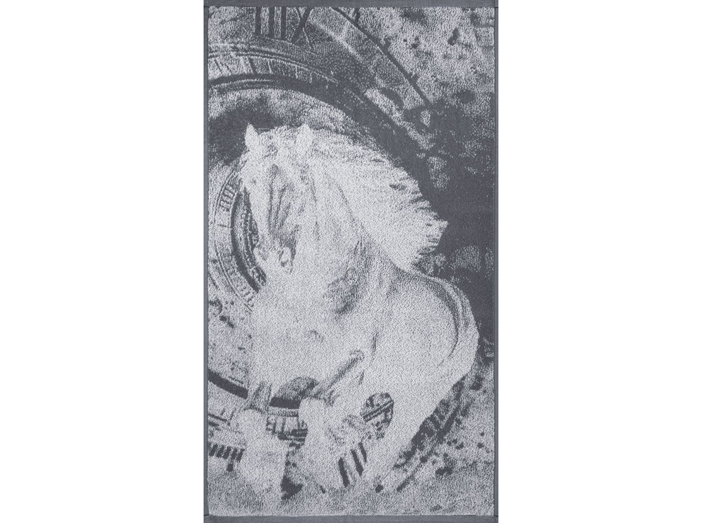 Полотенце махровое 6с103.412ж1 Бег времени(графит5) 50х90см