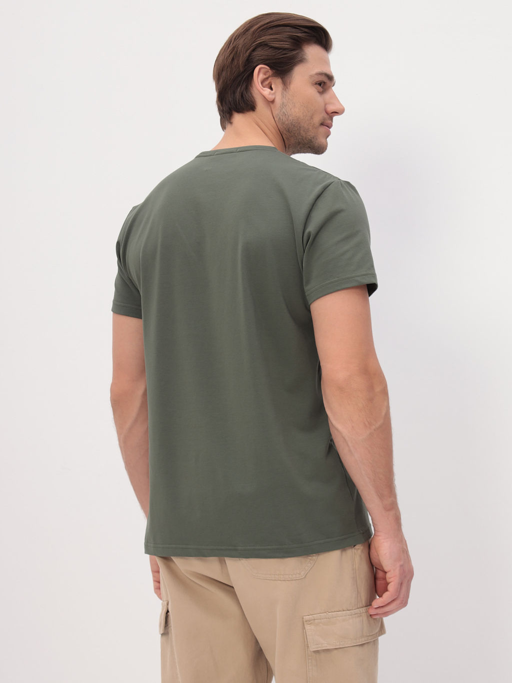 Футболка мужская короткий рукав GREG G145-KO-SA-S5094 (хаки) фото 4