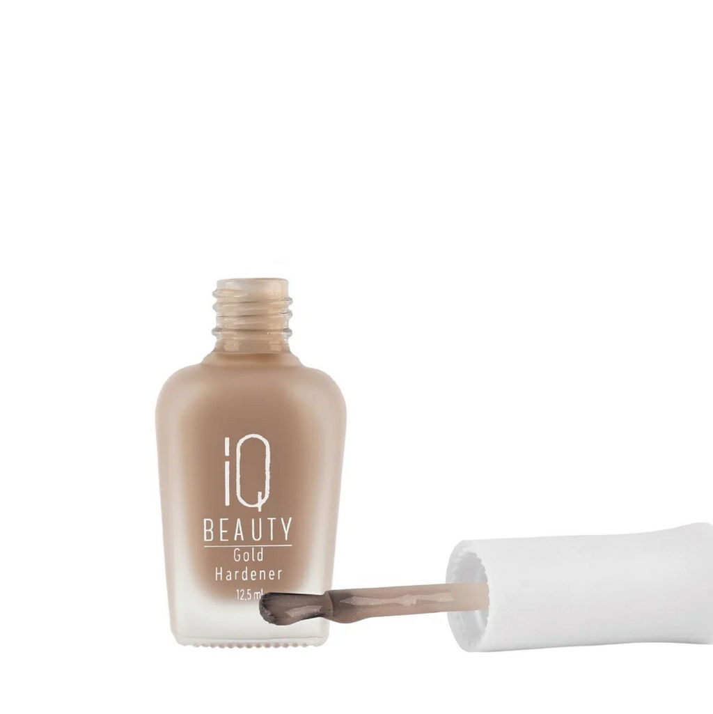 IQ Beauty Укрепитель для ногтей с коллоидным золотом / Gold Hardener Nude, 12,5 мл  фото 7