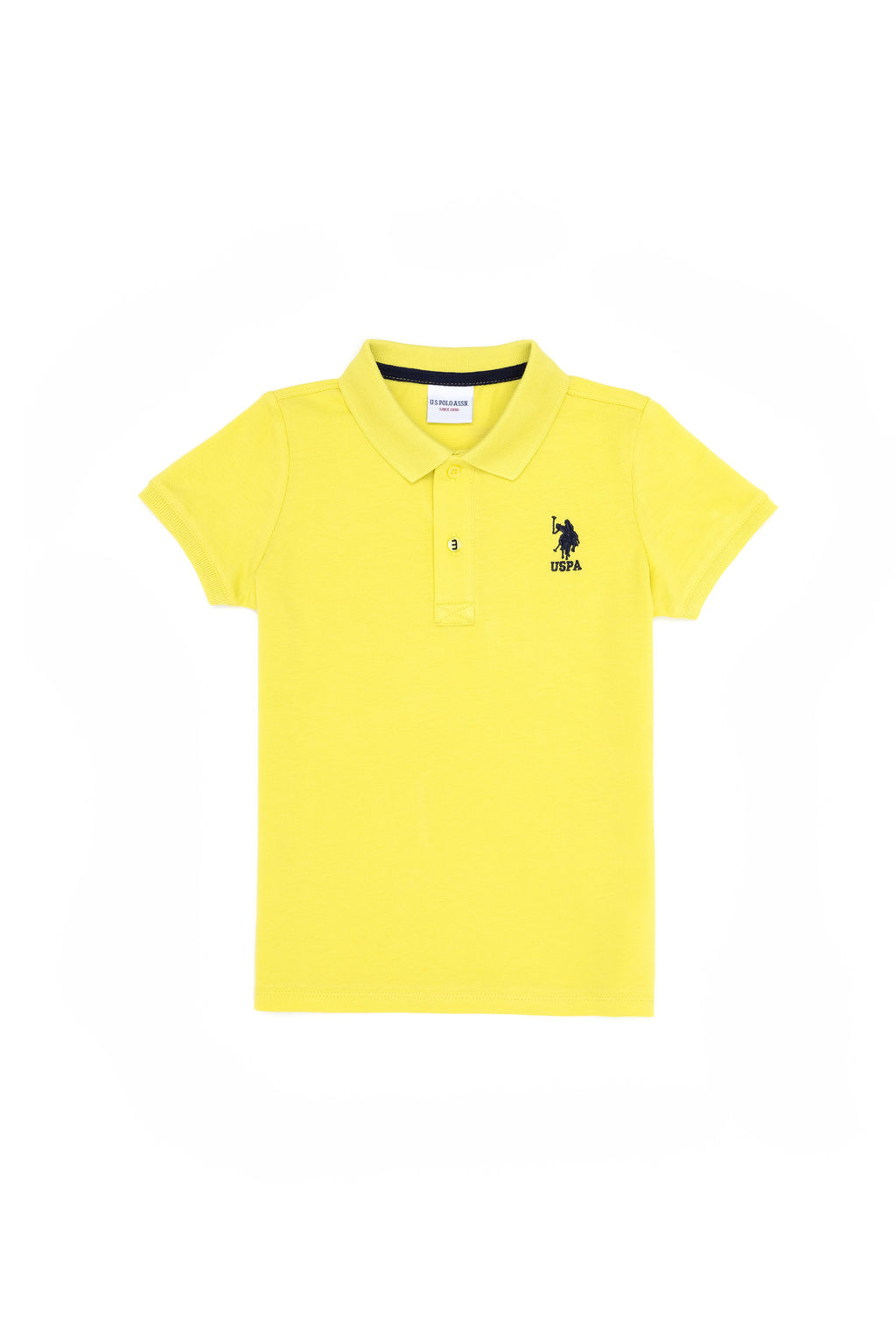 U. S. Polo Assn Неоново-желтая базовая футболка-поло для мальчиков - U.s. polo assn фото 7