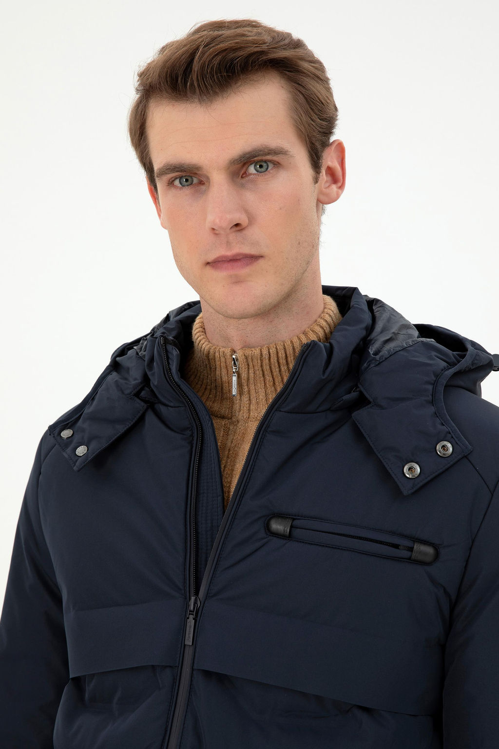 Мужское темно-синее пальто - U.s. polo assn фото 2