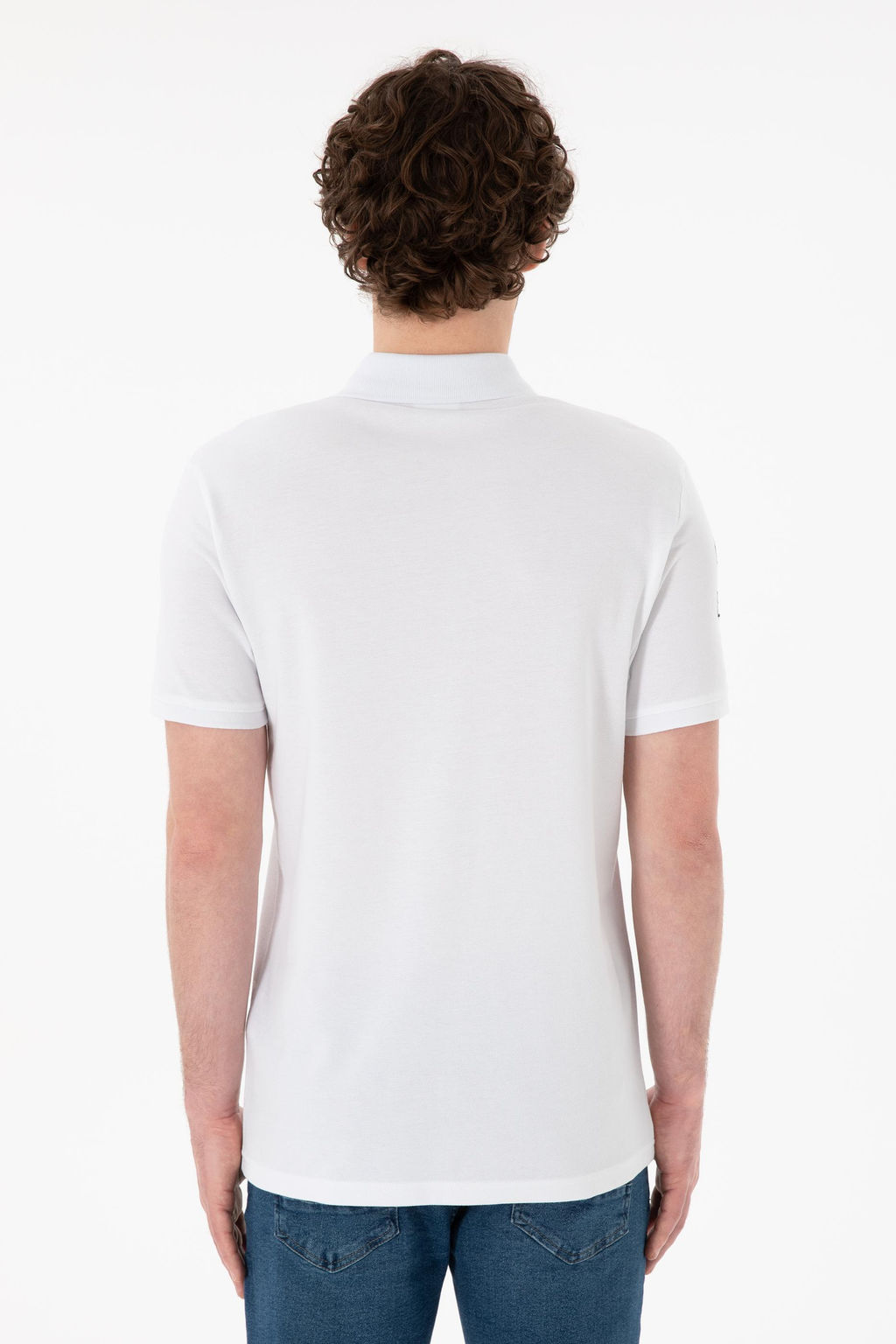 Erkek Beyaz Basic Ti__rt Sepette S_rpriz _ndirim - U.s. polo assn фото 6