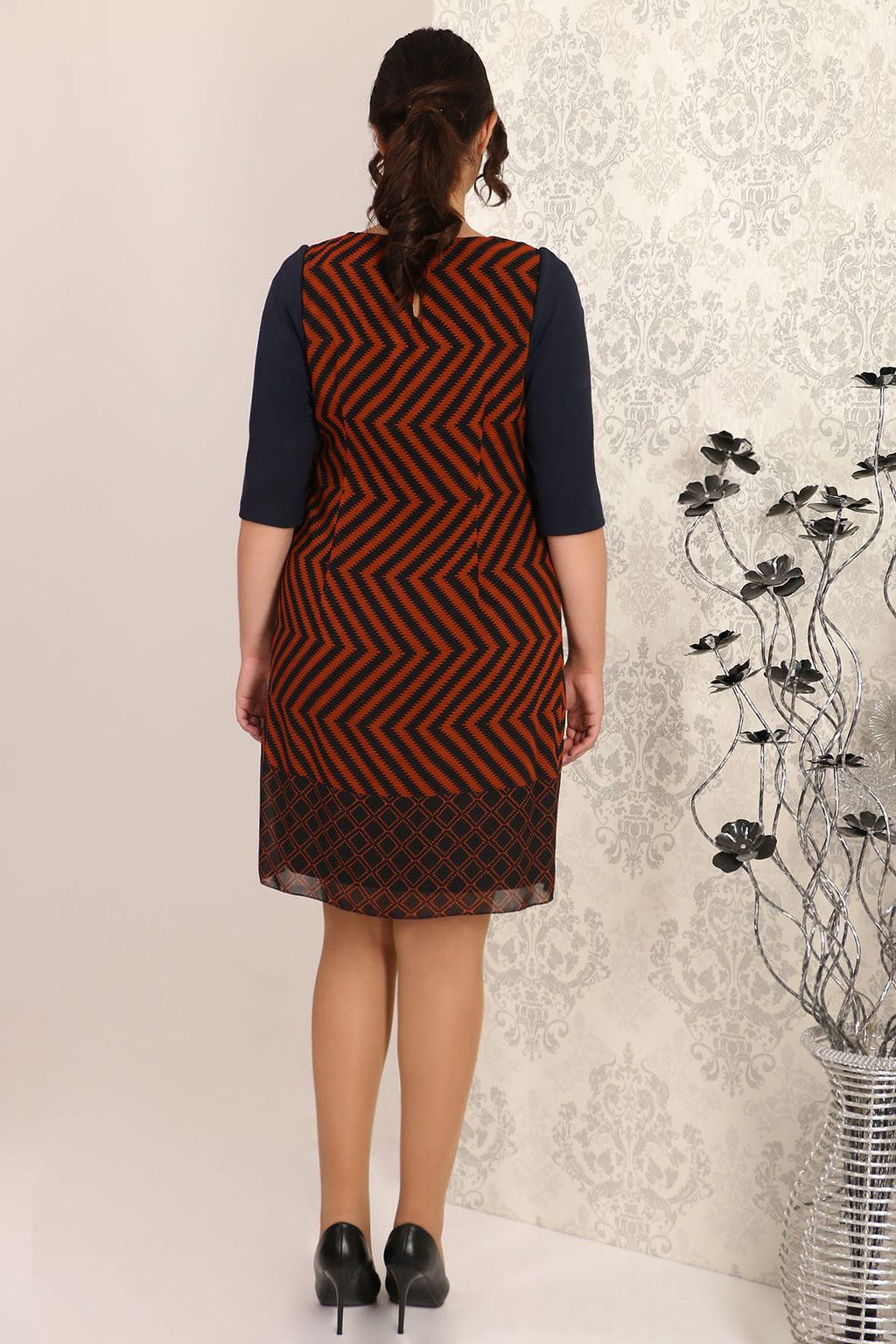 НОЧЕ Мио 1.969.С1 Платье+ брошь