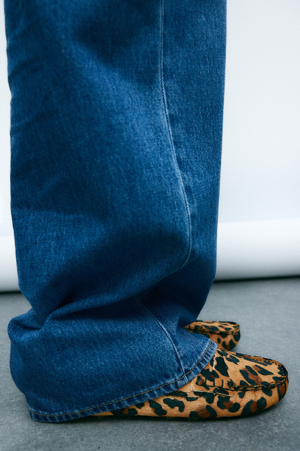 Mocasines de piel con pelo - H&m фото 3