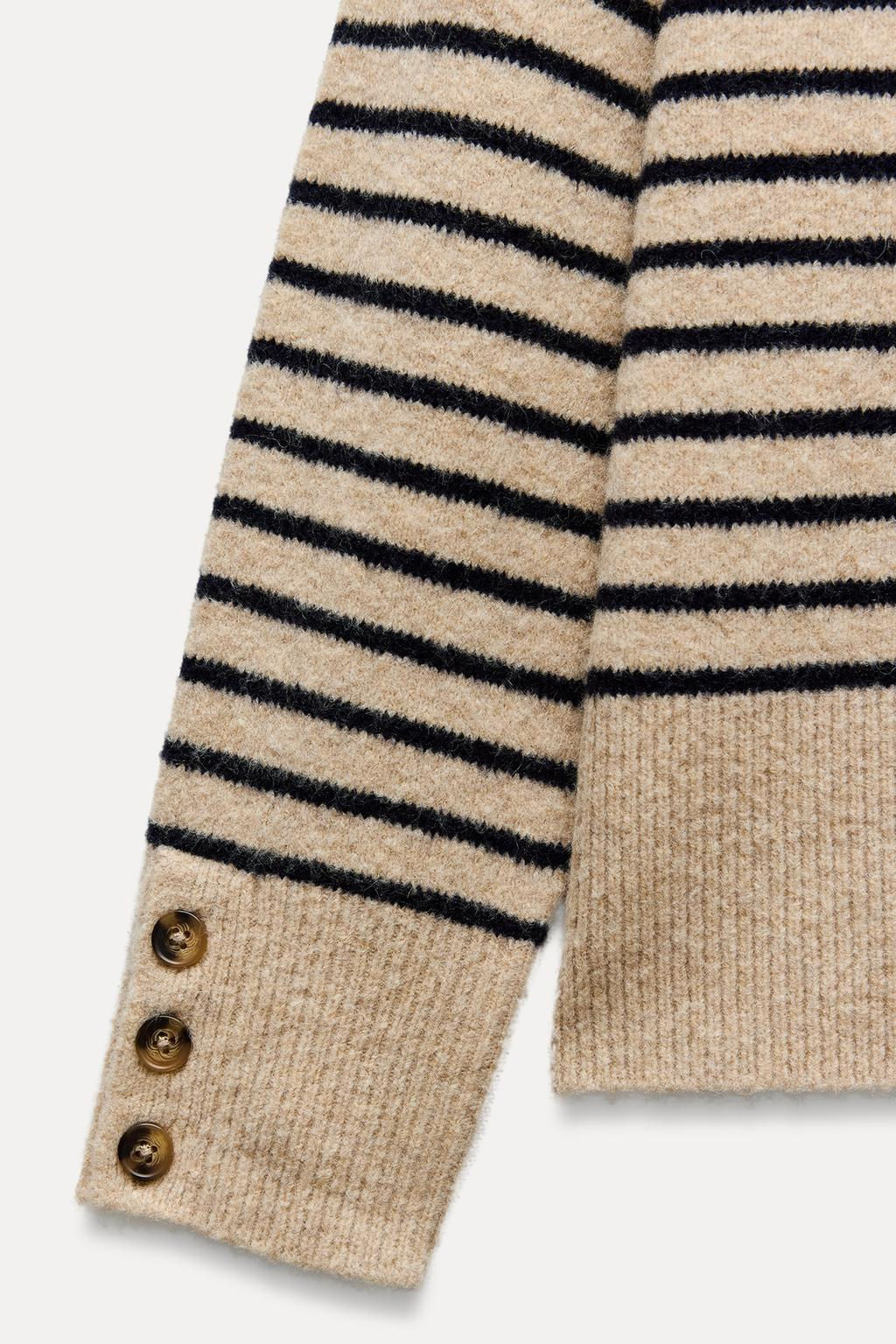 HIGH NECK KNIT SWEATER - Zara фото 6