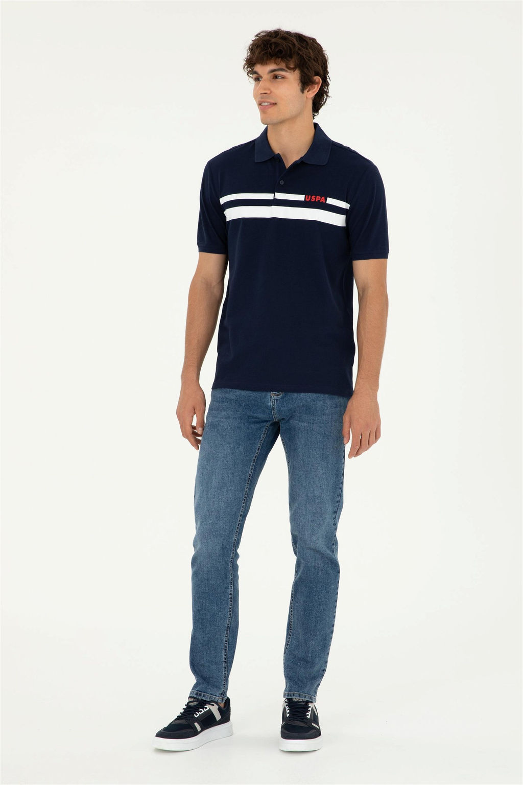 Мужская темно-синяя футболка - U.s. polo assn фото 4