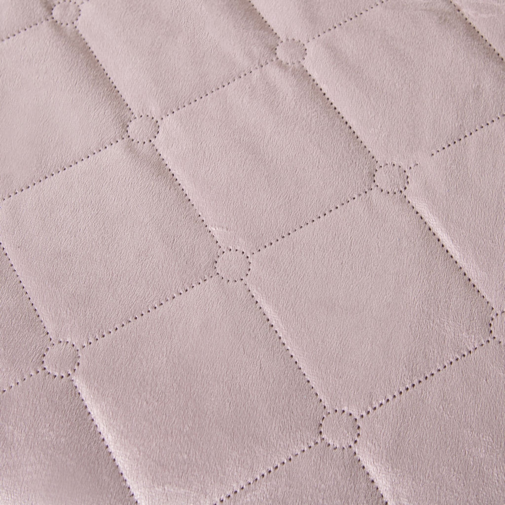 Велюровое покрывало ромб OVF032 240*260 50-70 2 шт - Ситрейд фото 3