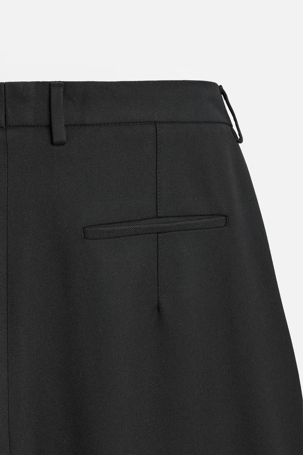 WIDE-FIT PLEATED TROUSERS - Zara фото 10