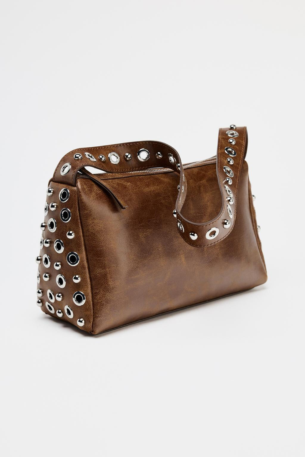 SHOULDER BAG WITH METAL APPLIQUES - Zara фото 5