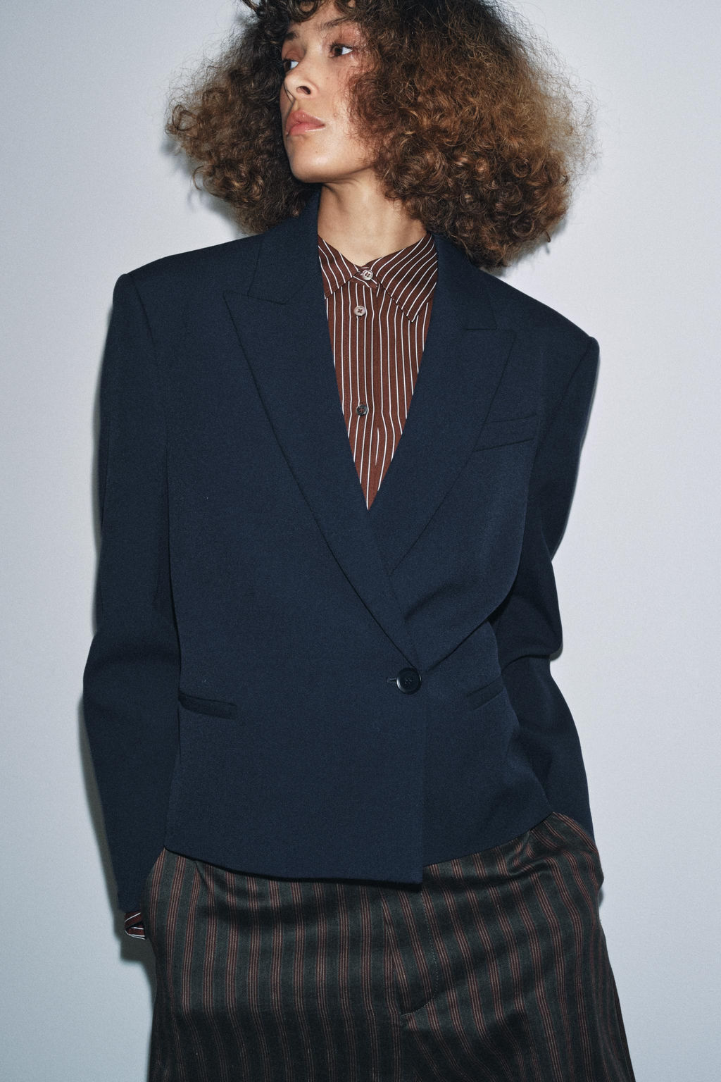 ZW COLLECTION LIMITED EDITION CROPPED BLAZER - Zara фото 2