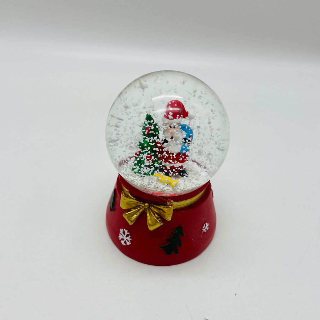 Новогодний декор - Снежный шар 10 см (стекло, свет) в ассортименте - Ип лебедев о.ю фото 9