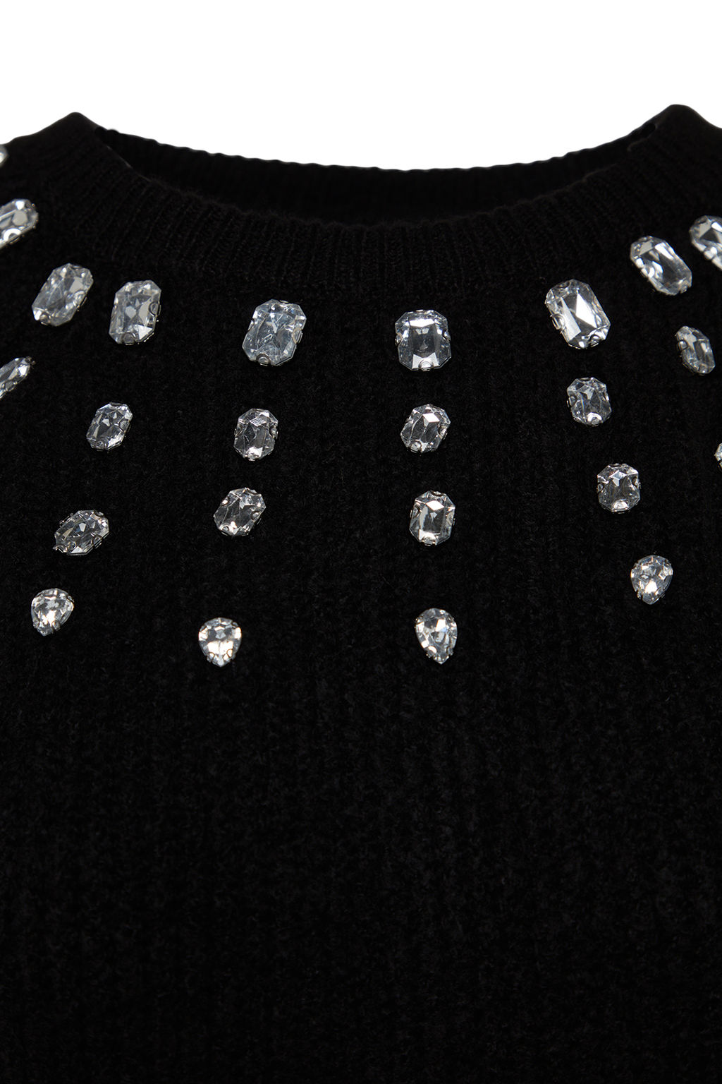 Ekru Yumusak Dokulu Mucevherli Triko Kazak TWOAW24KZ00685 - Trendyolmilla фото 13