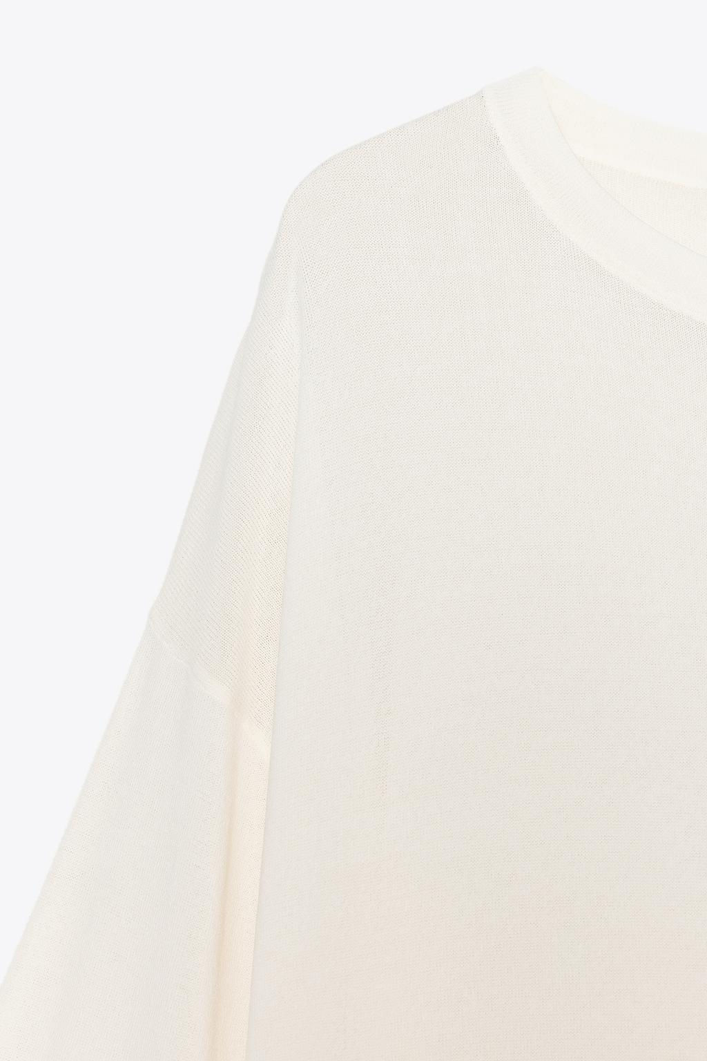 OVERSIZED KNIT TOP - Zara фото 9