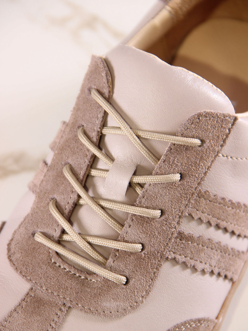 Босоногие кеды 184.natabr.Визон+капучино замша