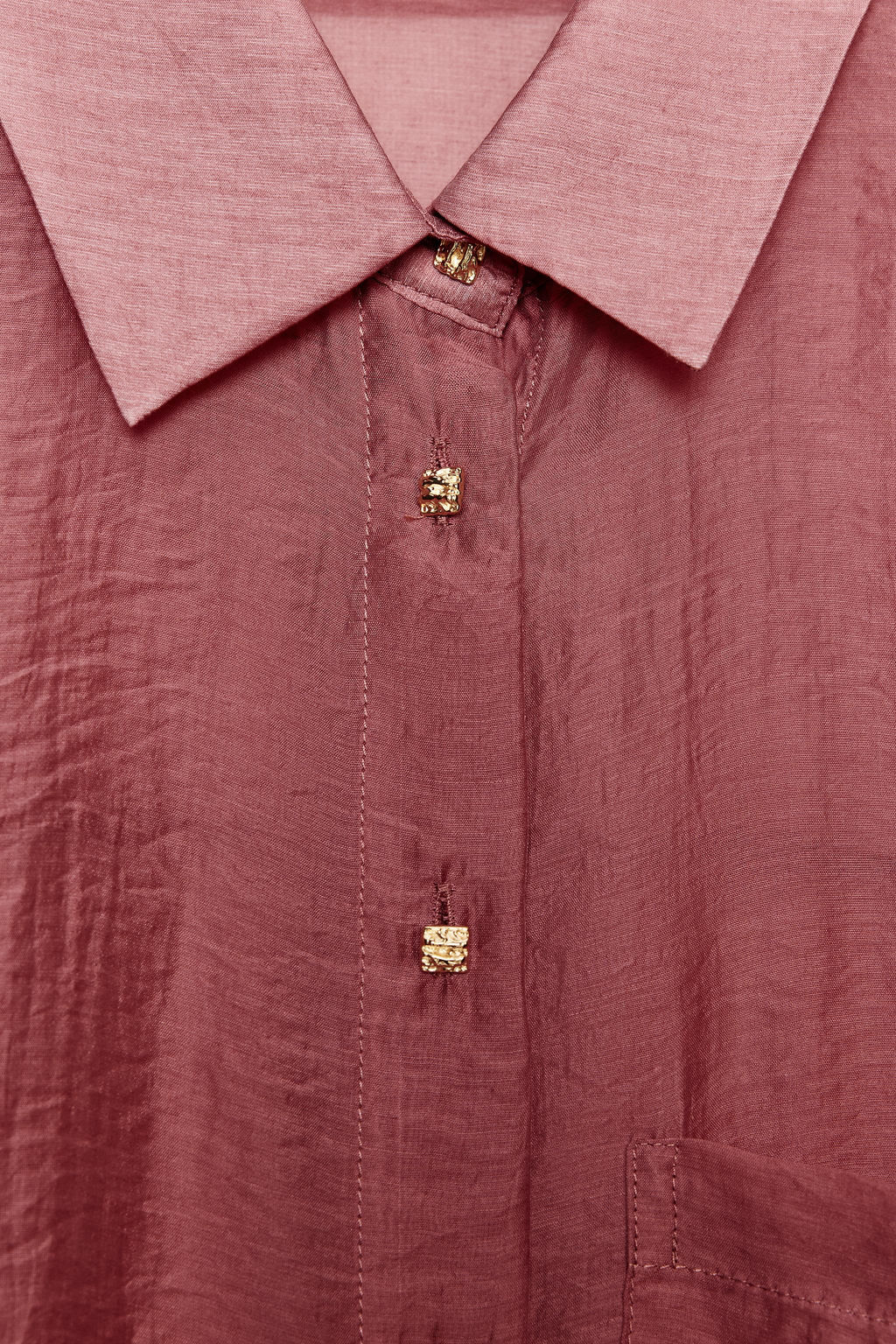 SEMI-SHEER OVERSIZE FLOWING SHIRT - Zara фото 18