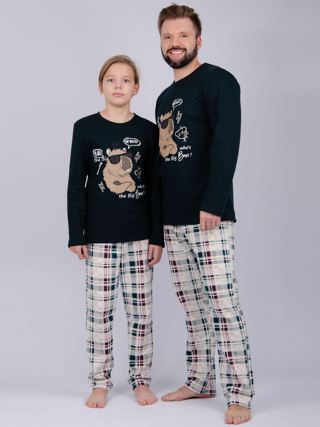 Пижама Малина ПД-155 для мальчиков футер с начёсом хлопок  фото 3