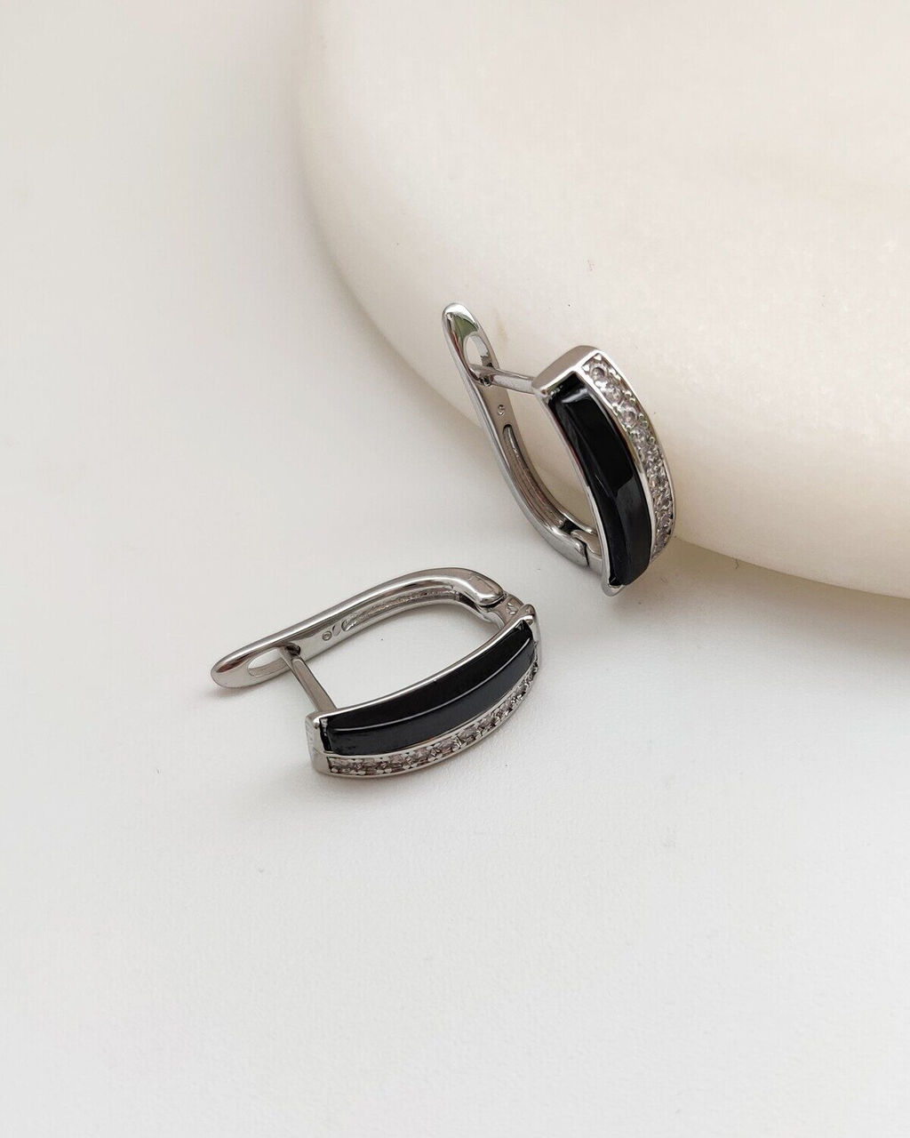 Серьги с керамикой