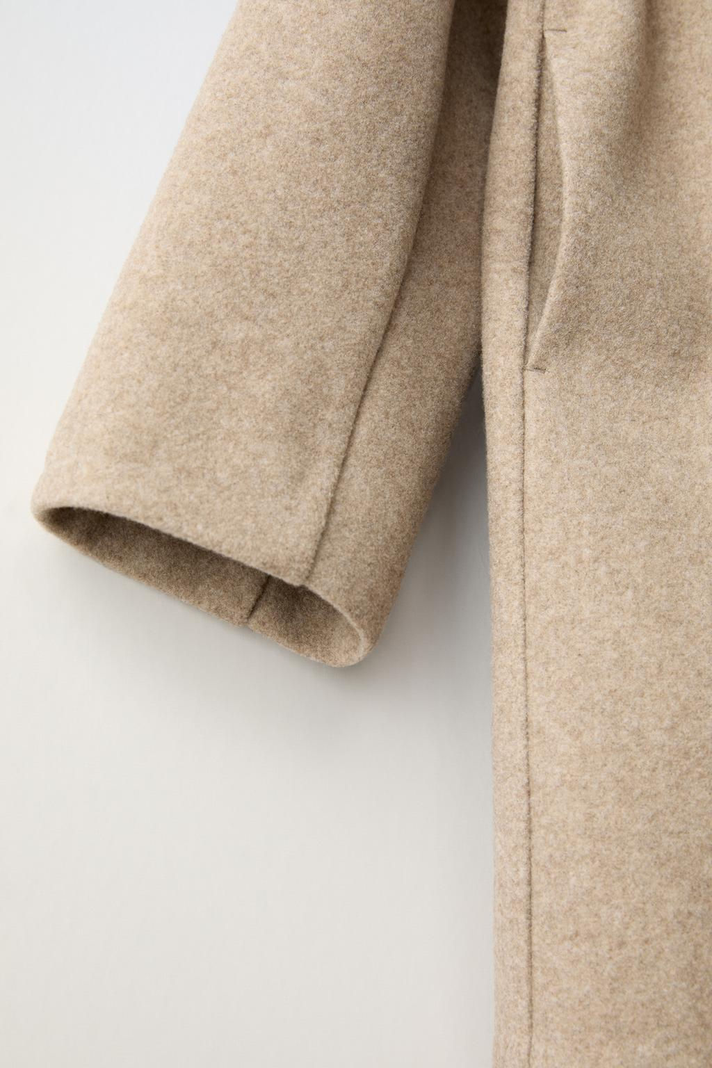 FELT TEXTURE COAT - Zara фото 9