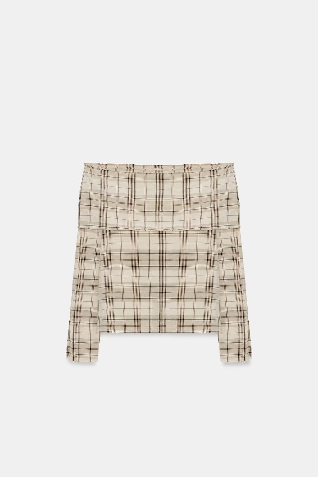 ZW COLLECTION CHECKS TOP - Zara фото 4
