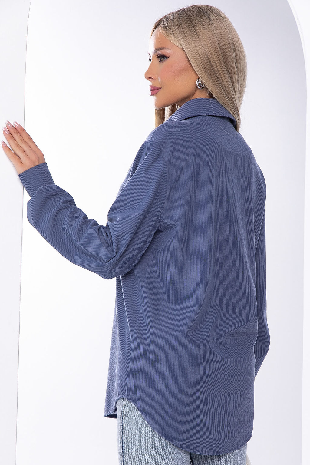 Рубашка Дыхание весны (джинс) Б8228 - Lt collection фото 2