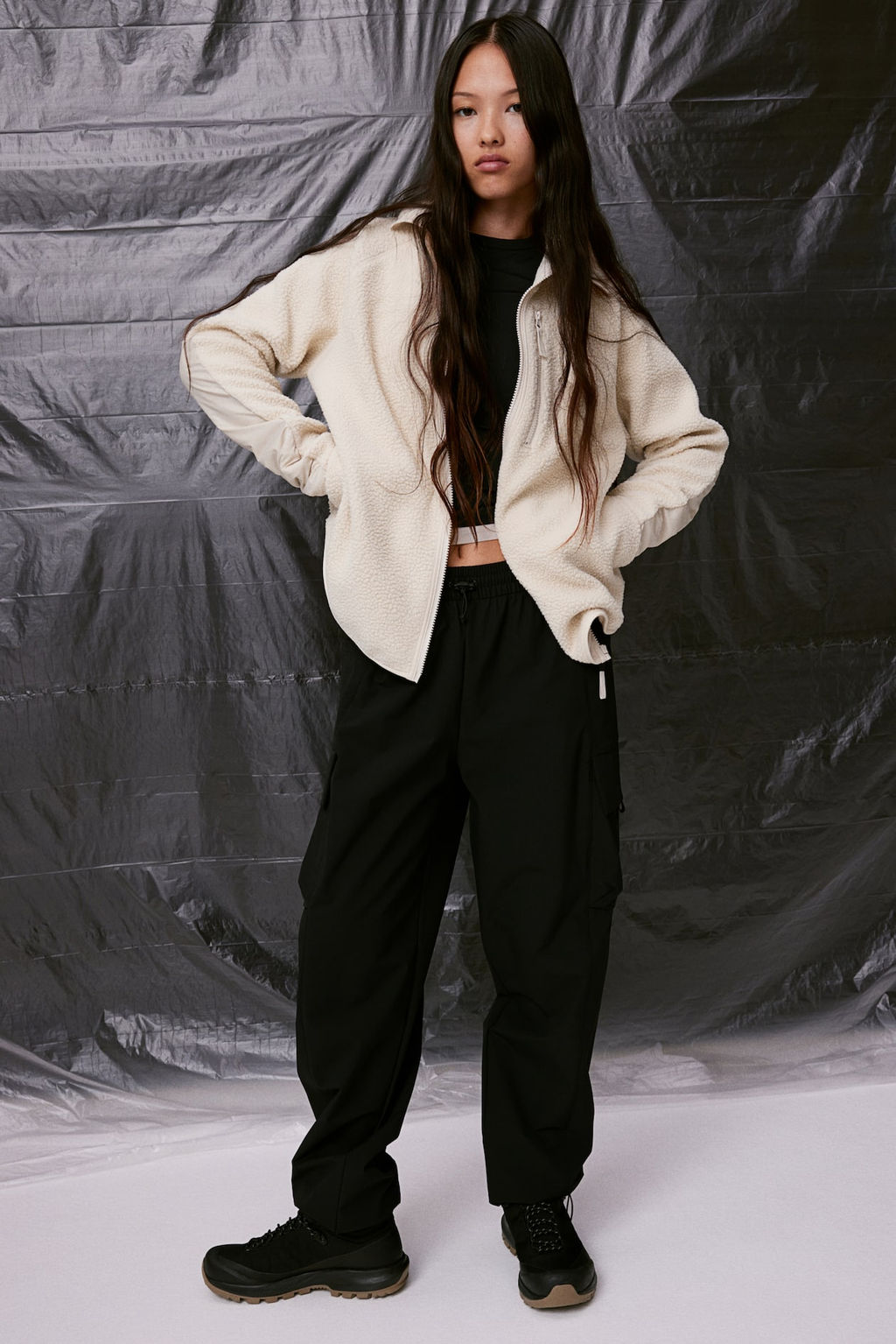 Chaqueta de deporte en borreguito - H&m фото 2