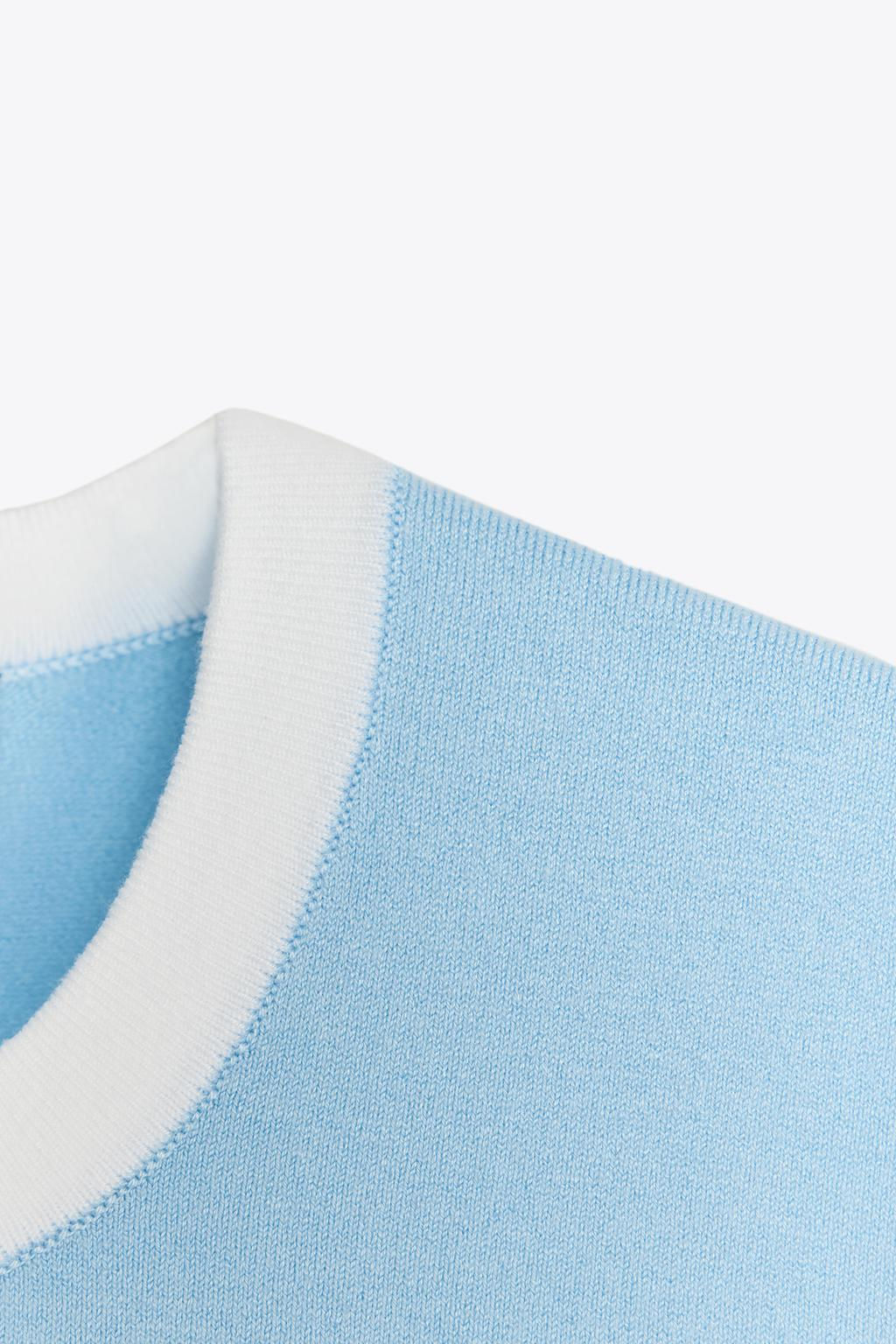 SLEEVELESS KNIT TOP - Zara фото 16