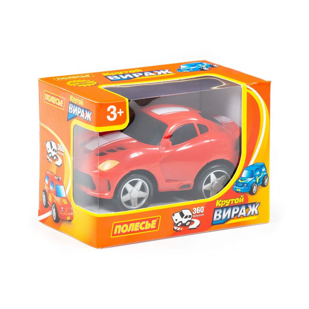 Крутой Вираж, автомобиль гоночный №5 инерционный (в коробке) - Полесье фото 13
