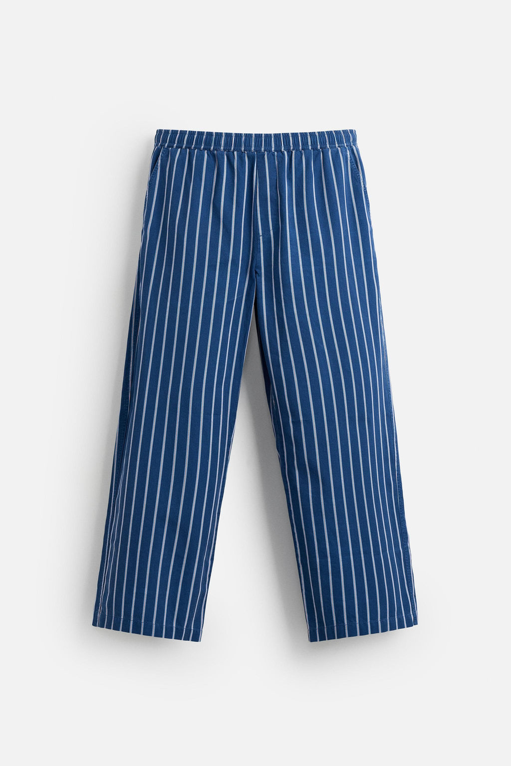 STRIPED RELAXED FIT TROUSERS - Zara фото 7