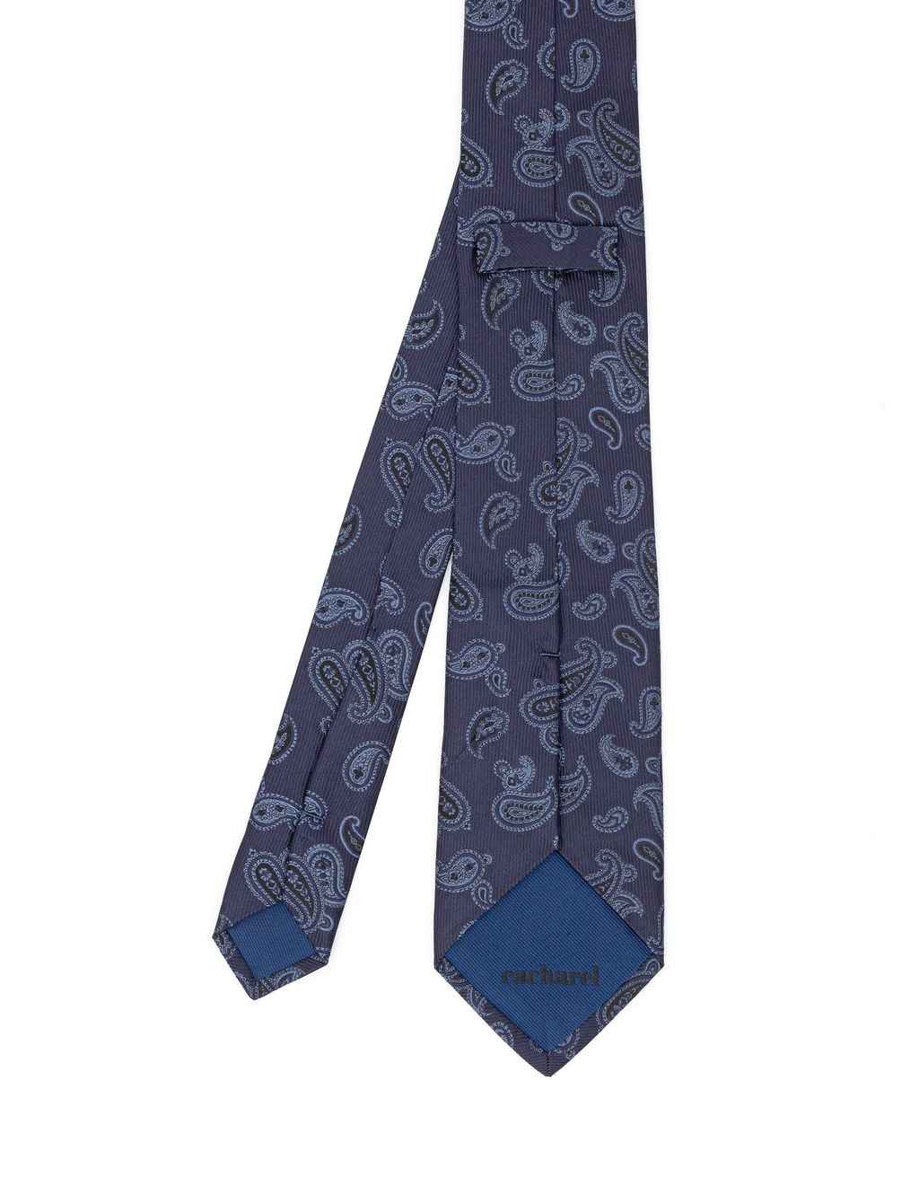 Темно-синий шелковый галстук - Cacharel фото 10