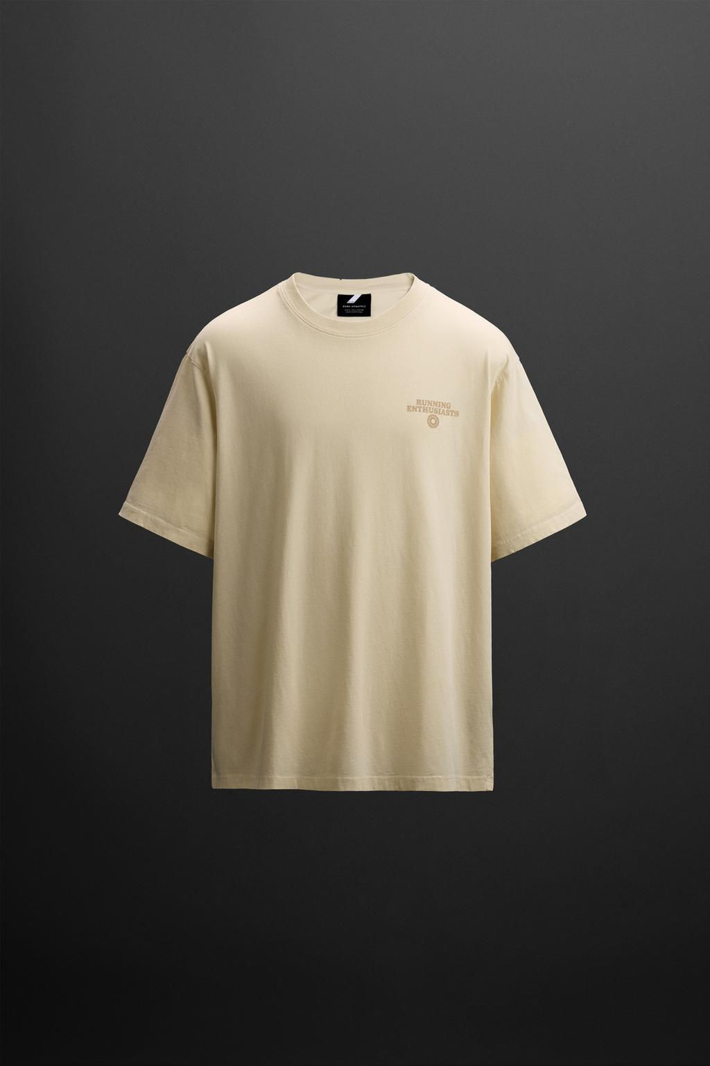 RUNNING GRAPHIC PRINT T-SHIRT - Zara фото 5