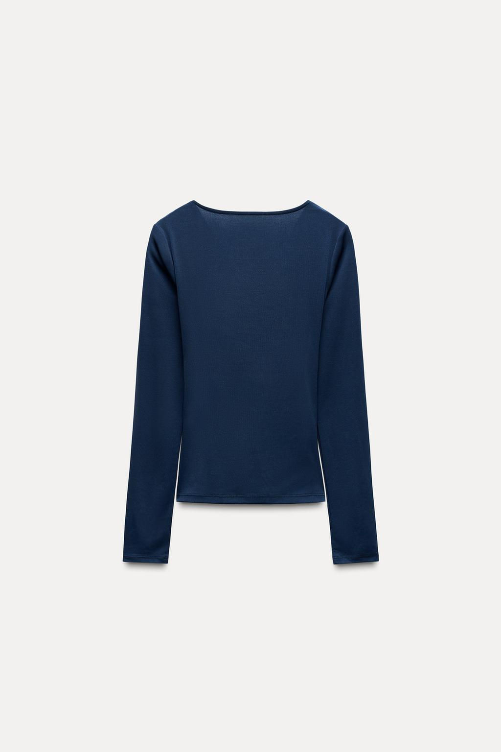 DRAPED TOP - Zara фото 25