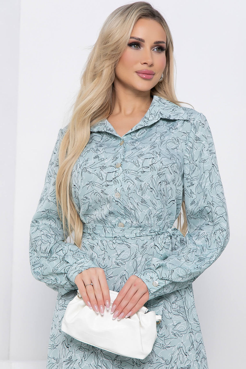 Платье Арвен (мята) П8355 - Lt collection фото 7