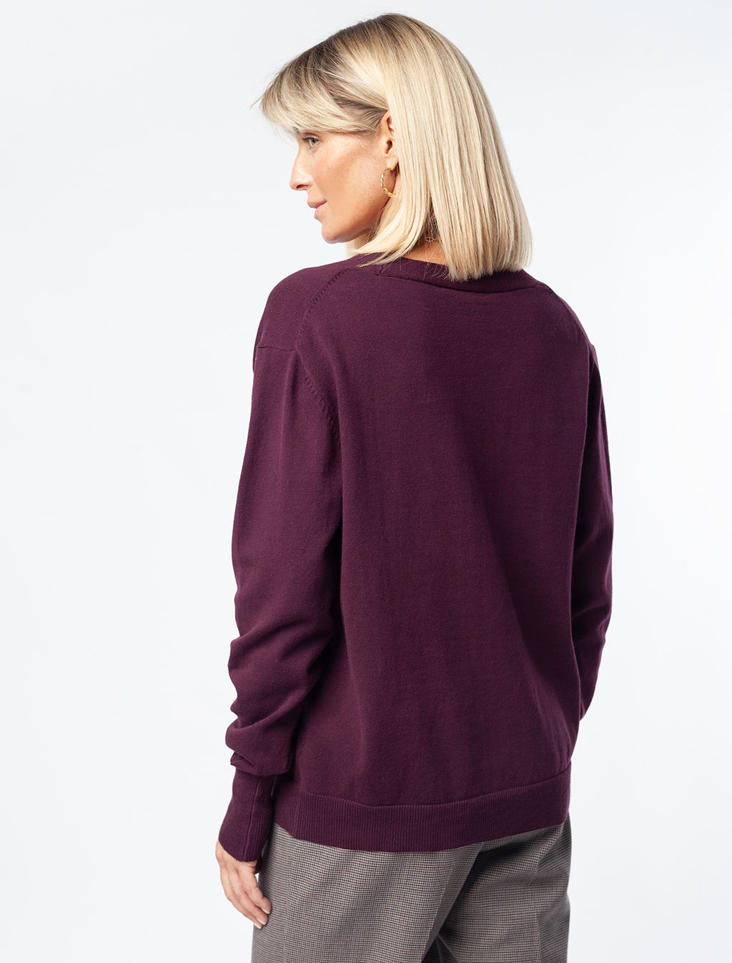 VILATTE / Жакет тонкой вязки на пуговицах из перламутра  фото 5