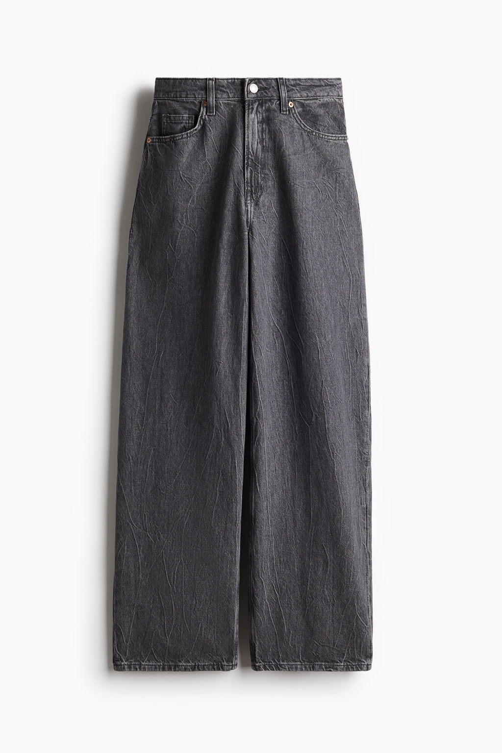Curvy Fit Baggy High Jeans - H&m фото 9